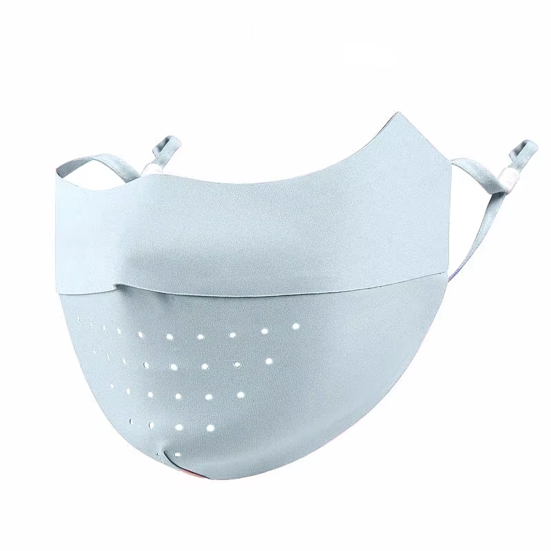 Ice Silk Face Mask UPF50+ Uv Sun Protection Summer Adjustable Breathable Men Women Outdoor Running Cycling Sports Mask
