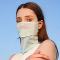Ice Silk Full Face Sun Protection Mask Breathable Running Sports Masks Soft Adjustable Anti Ultraviolet Thin For Outdoor Golf